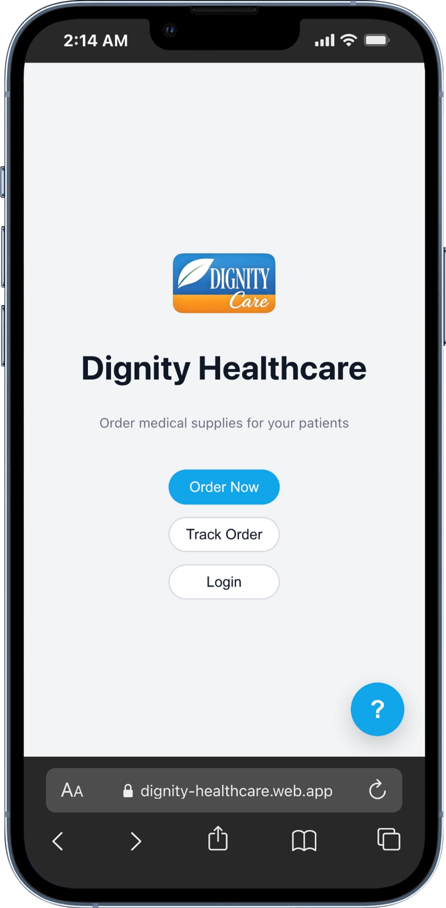 Dignity Healthcare App